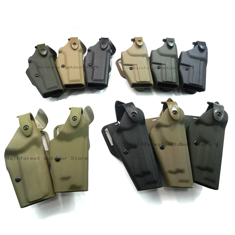 

Tactical Gun Rifle Bag Pistol Holster HK Usp Compact M9 Glock17 19 26 Sig Sauer Colt 1911Pouch For Cuffs QLS Magazine Kydex G2C