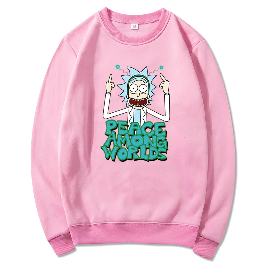 IGGY Новый Рик Морти мужские свитшоты с буквенным принтом Мужские толстовки