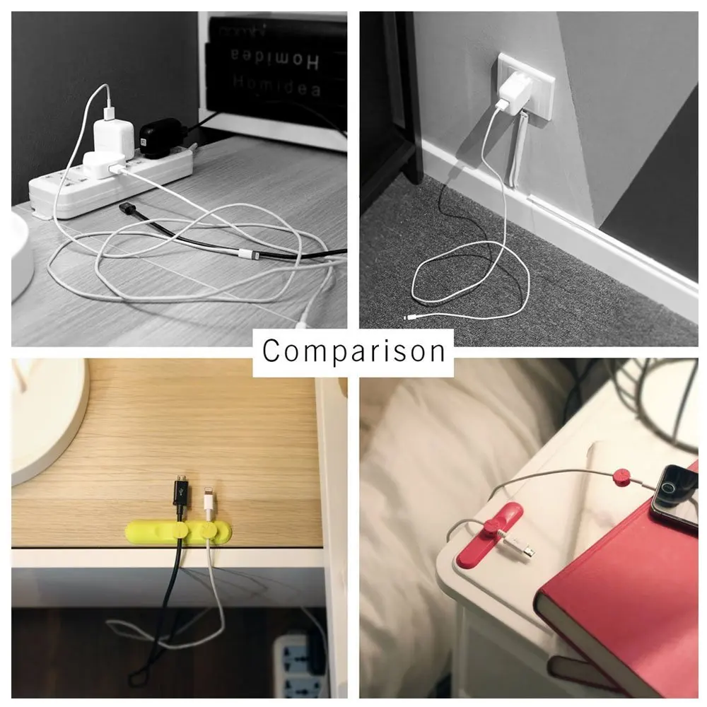 Универсальный органайзер для кабелей, силиконовый usb-кабель, устройство для сматывания гибких кабелей, зажим для кабеля, держатель для автомобиля, мышь, наушники