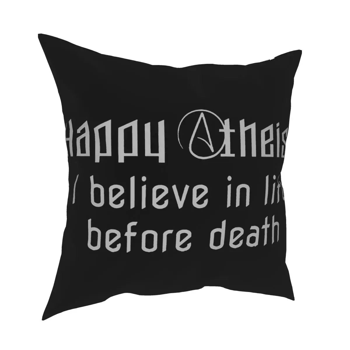 2020 Новая модная летняя одежда с атеист I Believe In Life Before Death подушка из хлопка