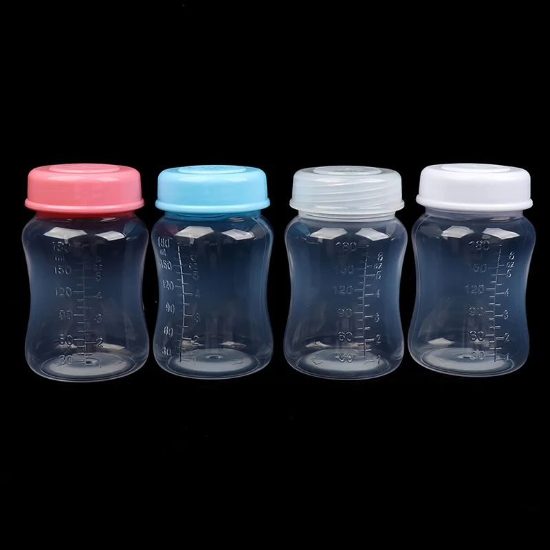 

180ml Breast Milk Storage Bottle Wide Neck Infant Newborn Food Freezer Fresh Cup Breast Milk Storage Bottle
