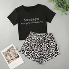 Женская одежда для сна пижамный комплект с мультяшным принтом, повседневный комплект одежды, женские футболки с коротким рукавом и шорты милые летние шорты, комплект
