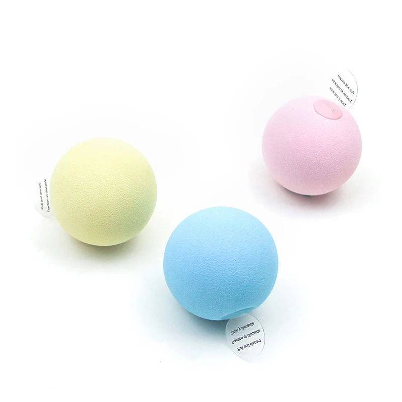 

Colorful Ball Interactive Cute Cat Toys Plush Fur Toy Shake Movement Pet Kitten Funny Safety Plush Interactive Toy Gift