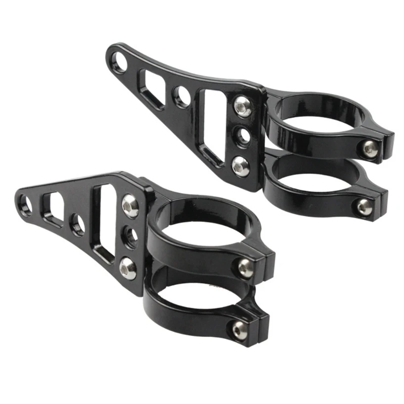 

2Pcs Head Light Aluminum Alloy Brackets Rearview Mirror Lamp Bracket for Scooter Motorcycle Modification N0HF