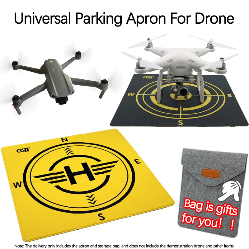 

For DJI FPV Combo Drone MAVIC Air 2S Mini Pro Phantom 4 Spark FIMI Foldable Parking Apron 43cm Universal Landing Pad Accessories