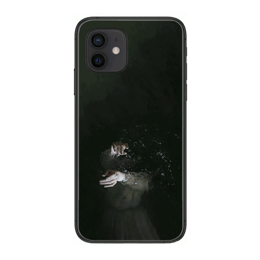 

Emily The Strange Fashion Style Phone Case cover For iphone 12 pro max 11 8 7 6 s XR PLUS X XS SE 2020 mini black cell shell
