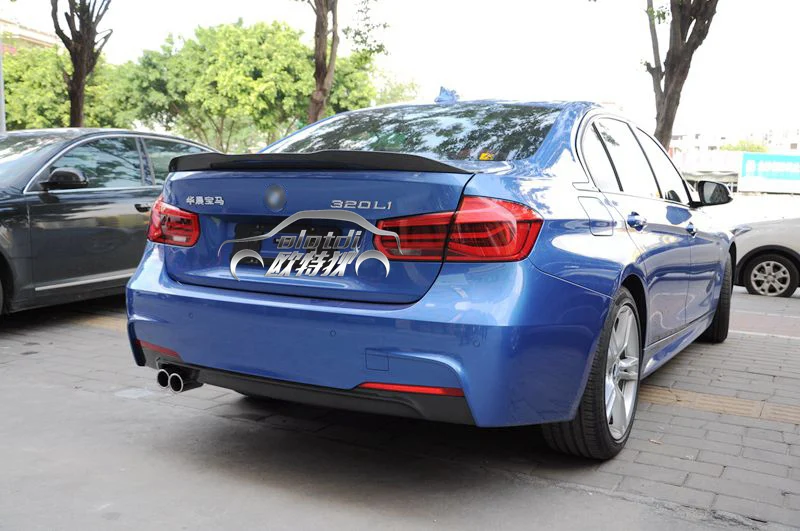 OLOTDI углеродного волокна спойлер заднего багажника крыла для BMW F30 3 серии седан/F80