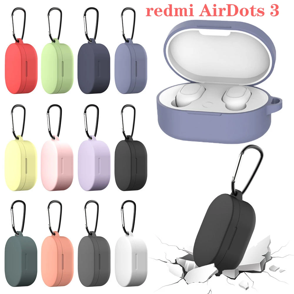 

Защитный чехол для Xiaomi Redmi AirDots 3, чехол для беспроводных Bluetooth наушников Redmi AirDots 3 Mi, чехол для настоящей беспроводной гарнитуры
