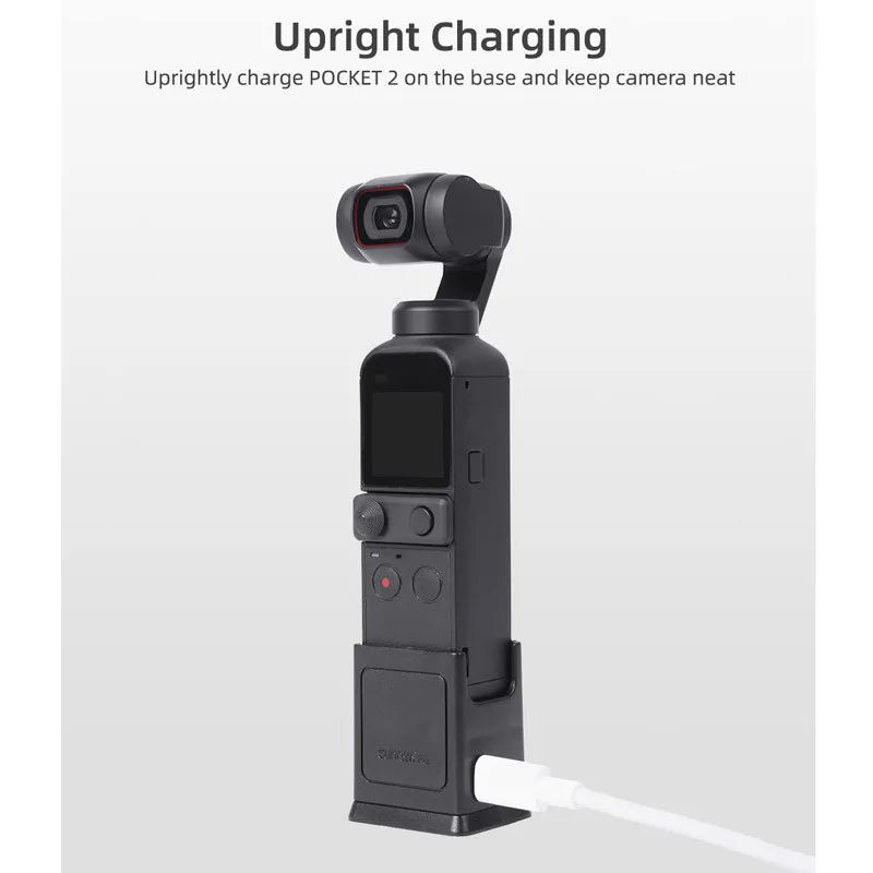 Адаптер с портами для зарядки 1/4 дюйма винтовым отверстием DJI Pocket 2/Osmo |