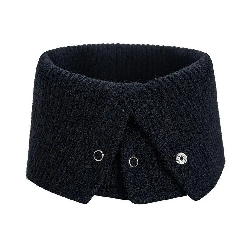 

Linbaiway Women's False Collar Neck Guard Winter Turtleneck Knitting Multi-function Bibs Warm Neck Protection Fake Collars Scarf
