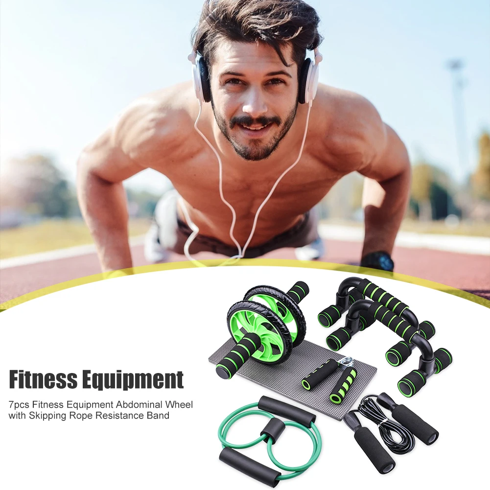 

Wheel AB Roller Gym Exercise Abdominal Wheel Push-up Fitness Equipment for Working-out Comfortable Decoration