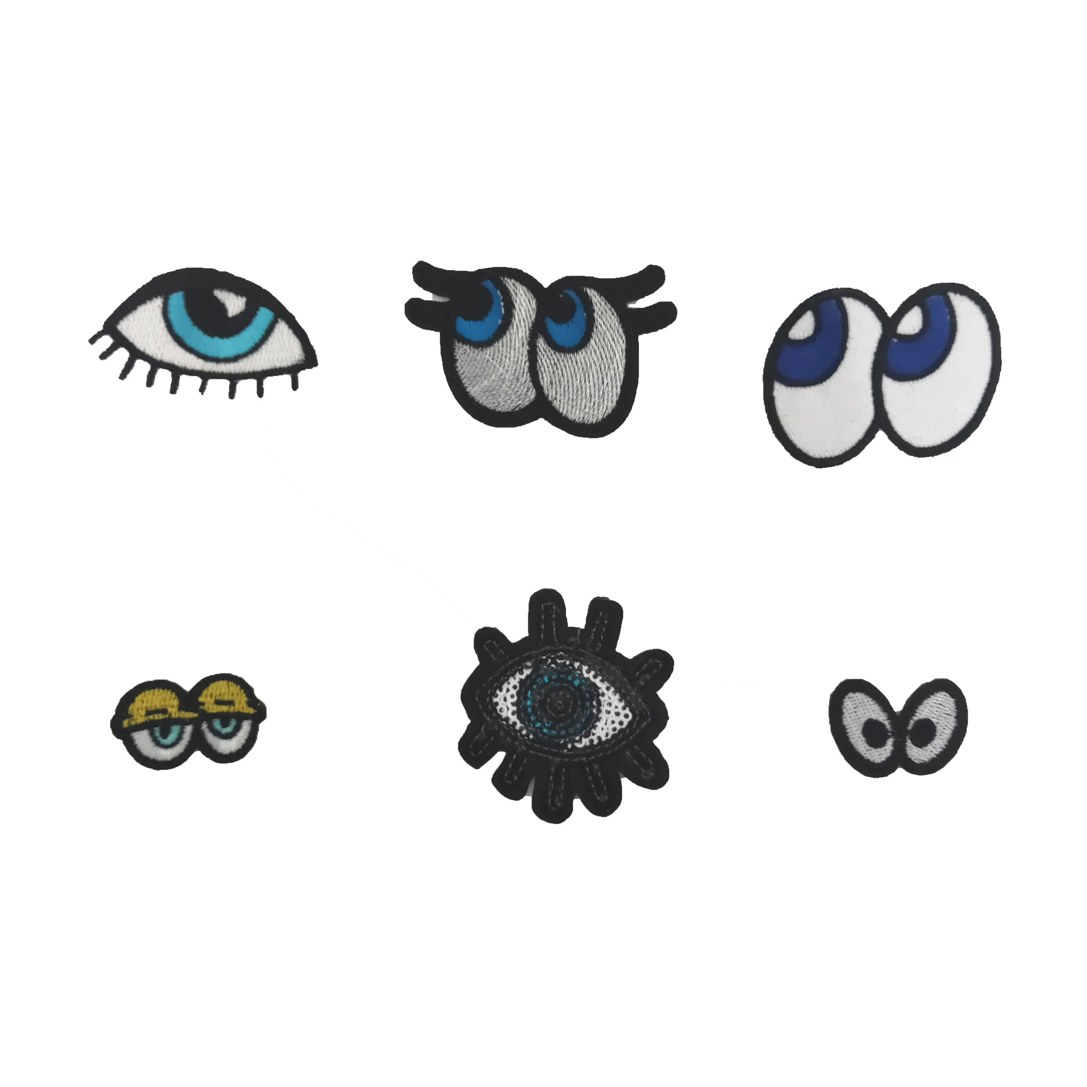 Нашивка для одежды с натуральными глазами тканевый значок шитья рюкзака товары