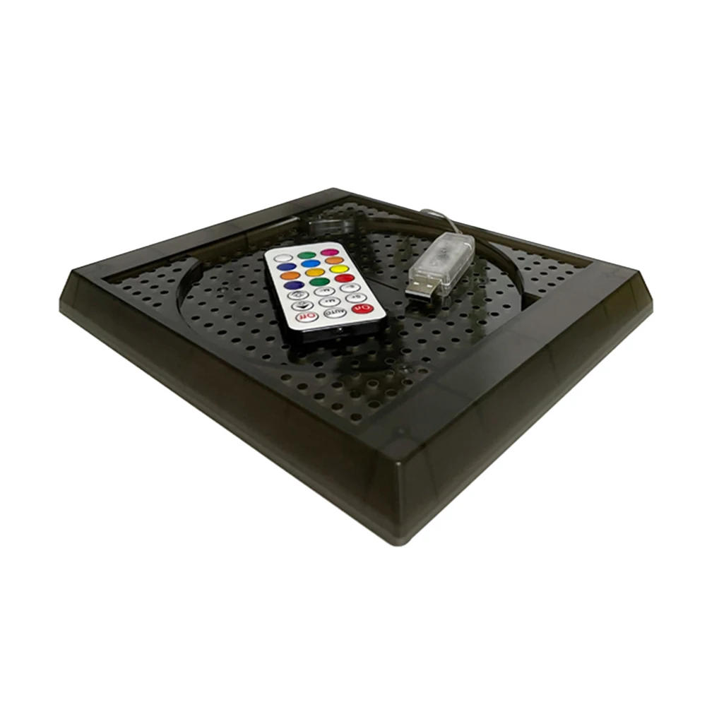 

For Xbox Series X/S Game Console RGB LED Base Gaming Stand with Remote Control Heat Dissipation APP USB Game Accessories