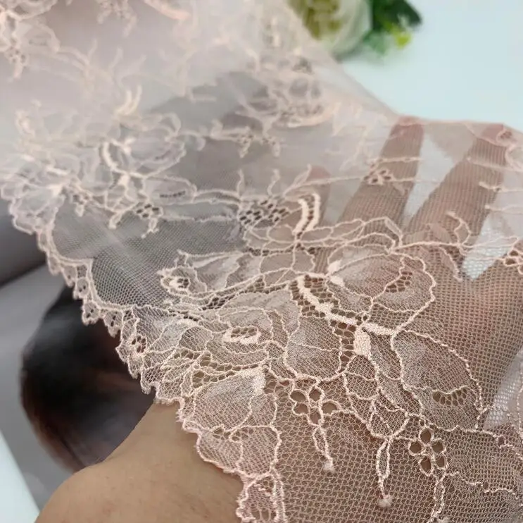 Apricot orange 1 3 года/партия, 17,5-23 см, абрикосовый, оранжевый, розовый, стрейч, кружевная отделка для нижнего белья, тонкая, для шитья, рукоделия, одежда, ткань, кружево, одежда, аксессуар - Цвет: Apricot orange 1