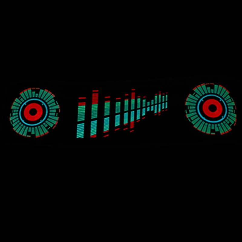 Автомобильный эквалайзер на лобовое стекло со светодиодной подсветкой |