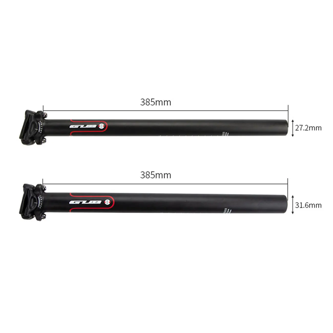 

GUB Carbon Fiber Suspension Seatpost Shock Folding Damping Alu MTB Mountain Bike Bicycle Seat Post 27.2 / 31.6MM