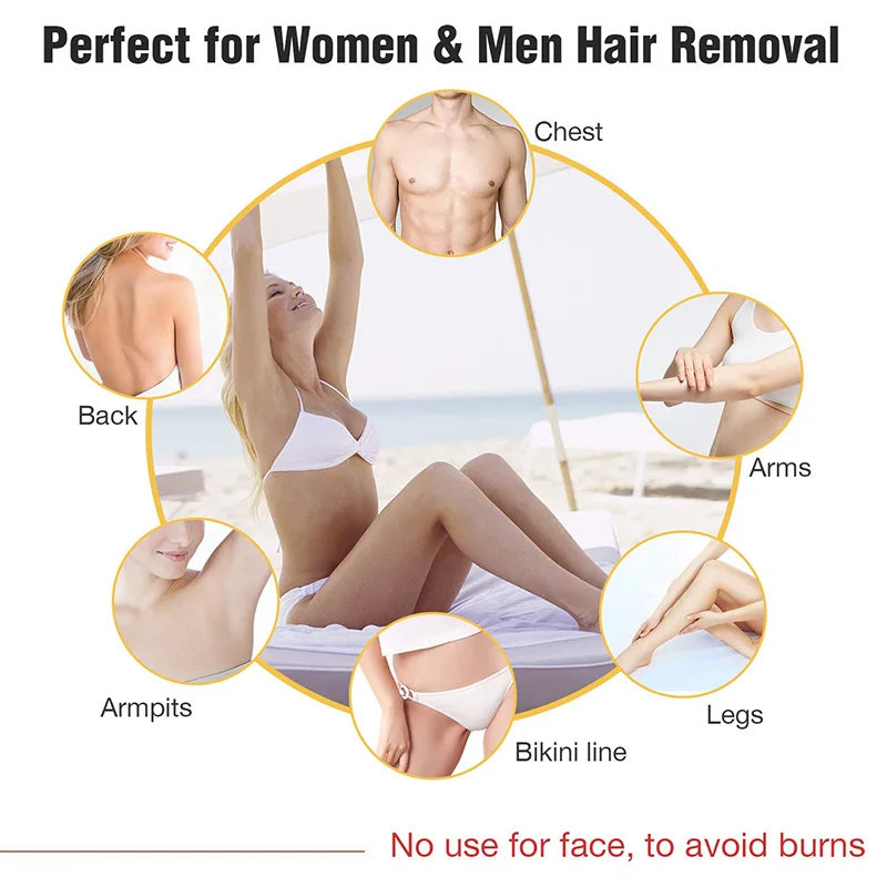 

MLAY T4 Laser Hair Removal Device Laser Depilator ICE Cold IPL Epilation 500000 Flashes Painless Permanent Hair Removal
