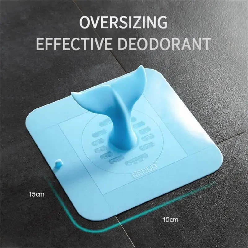 

Anti-odor Fishtail Floor Drain Kitchen Drains Strainers TPR Drains Bathroom Sink Cover Anti Clogging Deodorant Bathtub Stopper