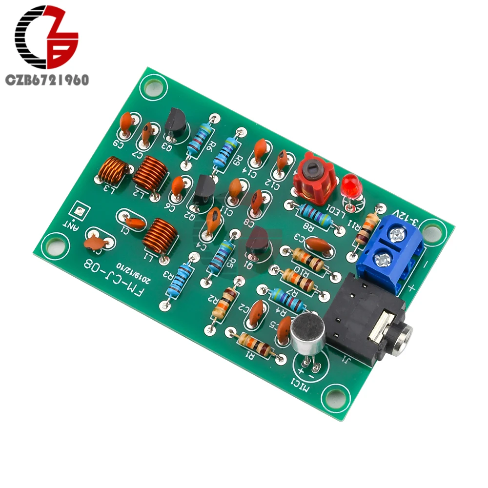 Беспроводной FM модуль 76 110 МГц радиоприемник MP3 аудио беспроводной передатчика 3 12