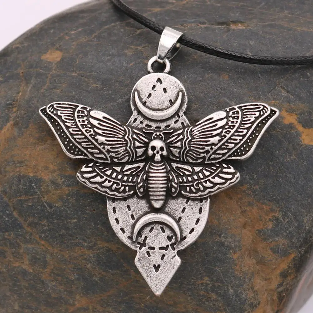Ностальгия Необычные Moon на смерть моли череп ювелирные изделия аксессуары в