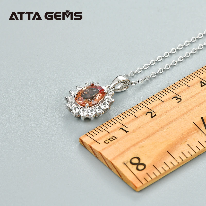 Diaspore Подвеска из стерлингового серебра для женщин, 2,3 карат, Sultanite, серебряные подвески