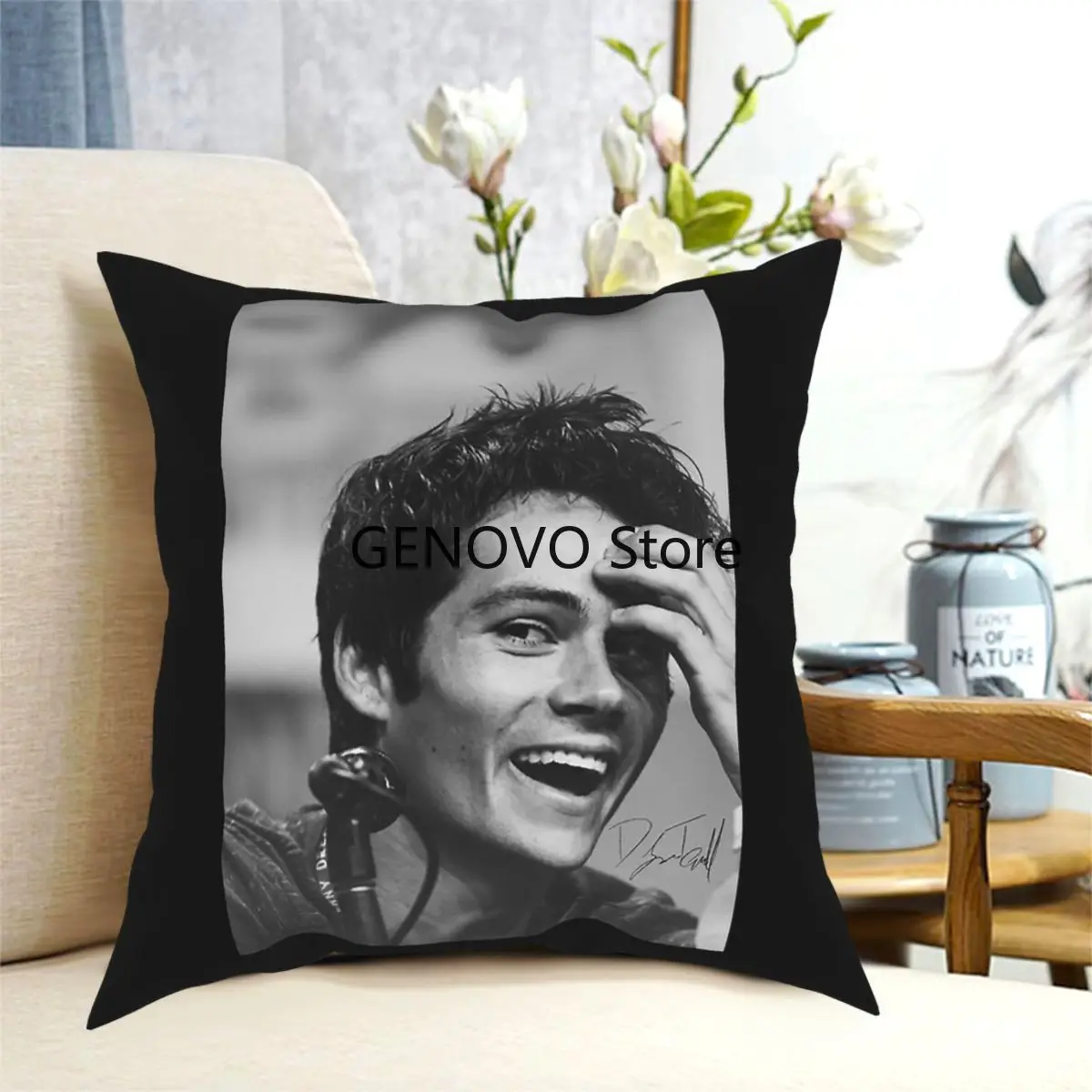 

Teen Wolf Square Pillow Case Cushions for Sofa Awesome Pillowcover Home Decor