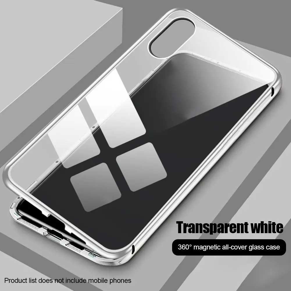 Двухсторонний чехол для телефона из закаленного стекла IPhone XS Max инновационный