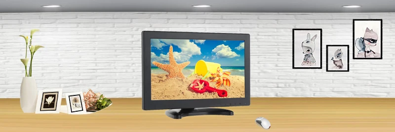 11,6 дюймов TFT lcd HD Мониторы 1366x768 Разрешение HDMI VGA BNC AV вход для компьютера DSLR DVD PC CCTV камера с динамиком