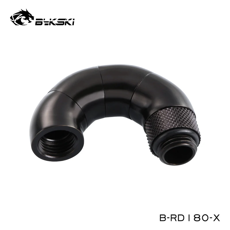 Bykski G1/4 &quotНитки 360 градусов Поворотный фитинги охлаждения компьютера набор для