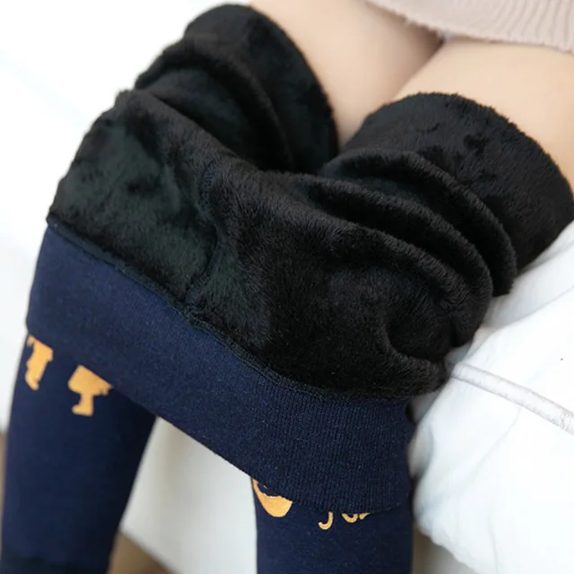 Леггинсы для девочек Осень зима 2021 штаны с эластичным поясом Плотные хлопковые