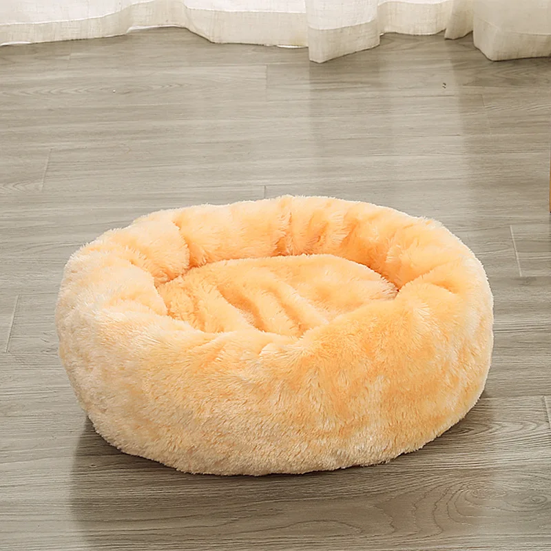 Длинный плюшевый домик для кошек и собак мягкое одеяло сна коврик кошки кровати