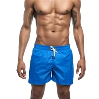mens soild color boxers shorts quick dry men boxer shorts pajamas underpants fashion home sleepwear loose shorts beach wear