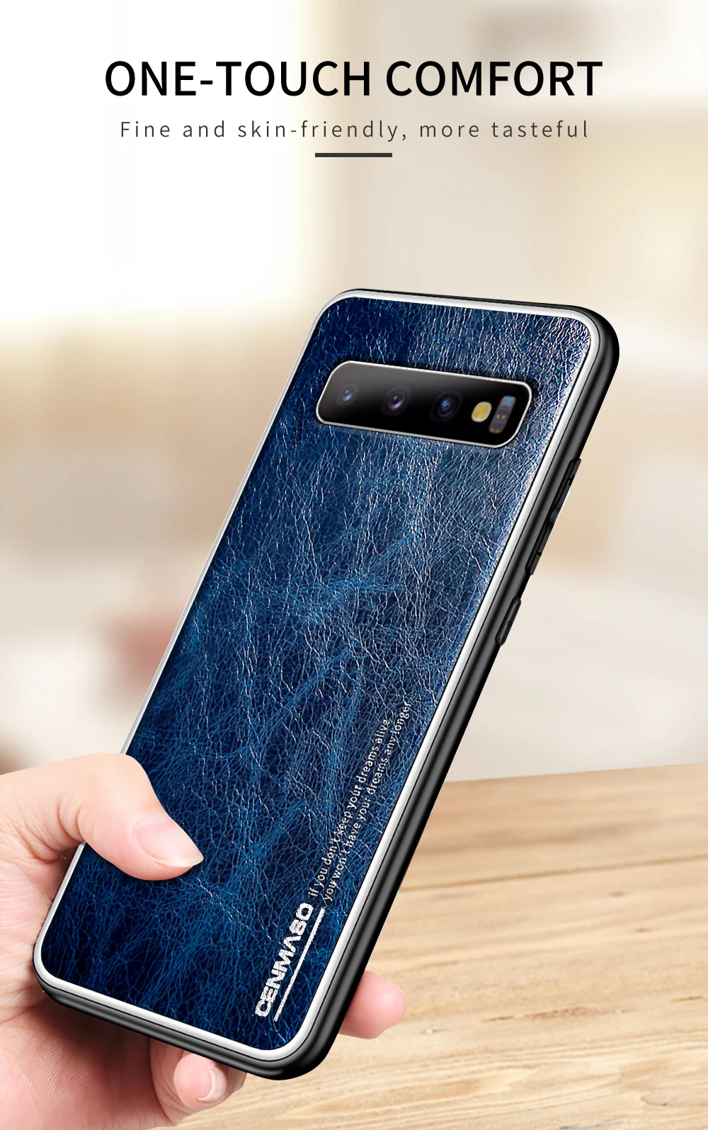 CENMASO чехол из натуральной кожи для samsung S10 чехол роскошный кожаный Ультра Тонкий Ретро Винтажный чехол для Galaxy S10 Plus Модный чехол