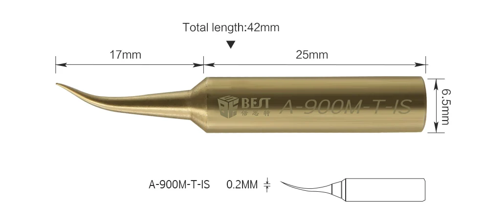 BEST-900M-SI паяльник из чистой меди для Hakko 936 FX-888D Saike 909D 852D+ паяльник