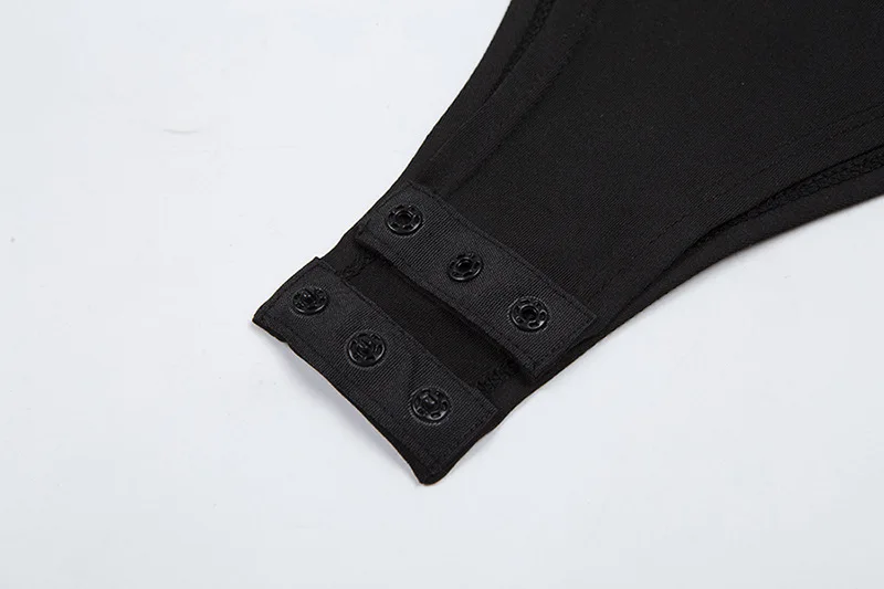 Боди женское Сетчатое черное облегающее с контрастной строчкой лето| |