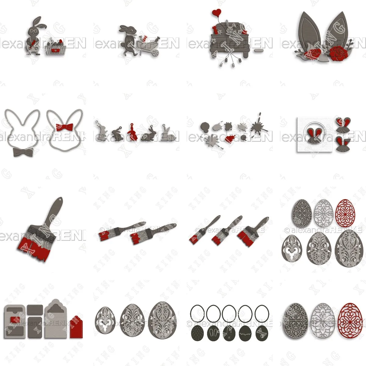 

2022 New Specials Sale Flower Sculpture House Rabbit Brush Friend Cutting Dies Diy Scrapbooking Cut Die Paper Craft Punch Molds