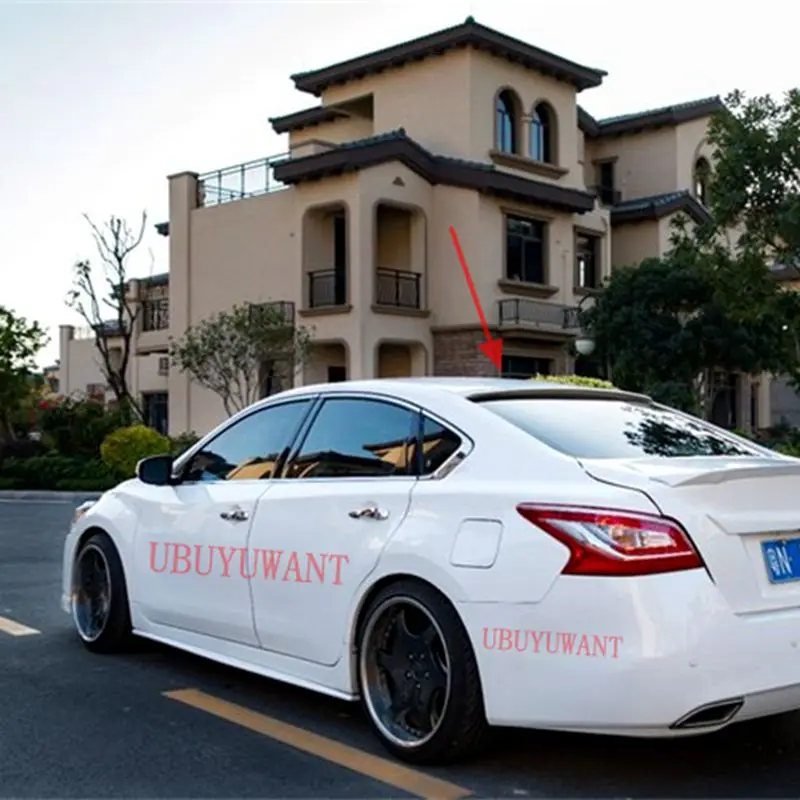 Для Nissan Altima Teana задний спойлер на крышу FRP материал грунтовка цвет украшение в виде хвостового крыла для Altima Teana 2013