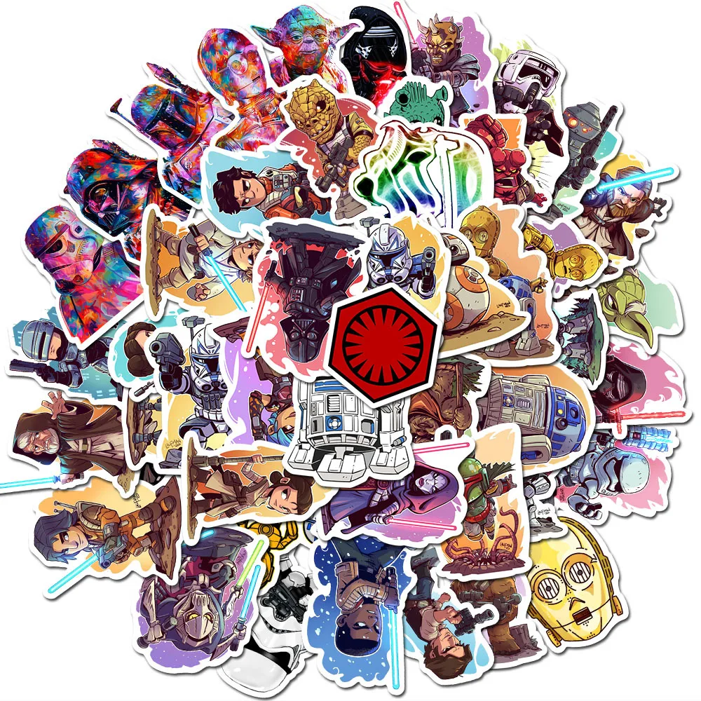 Наклейки из &quotЗвездных Войн&quot для детей креативные наклейки с граффити сделай