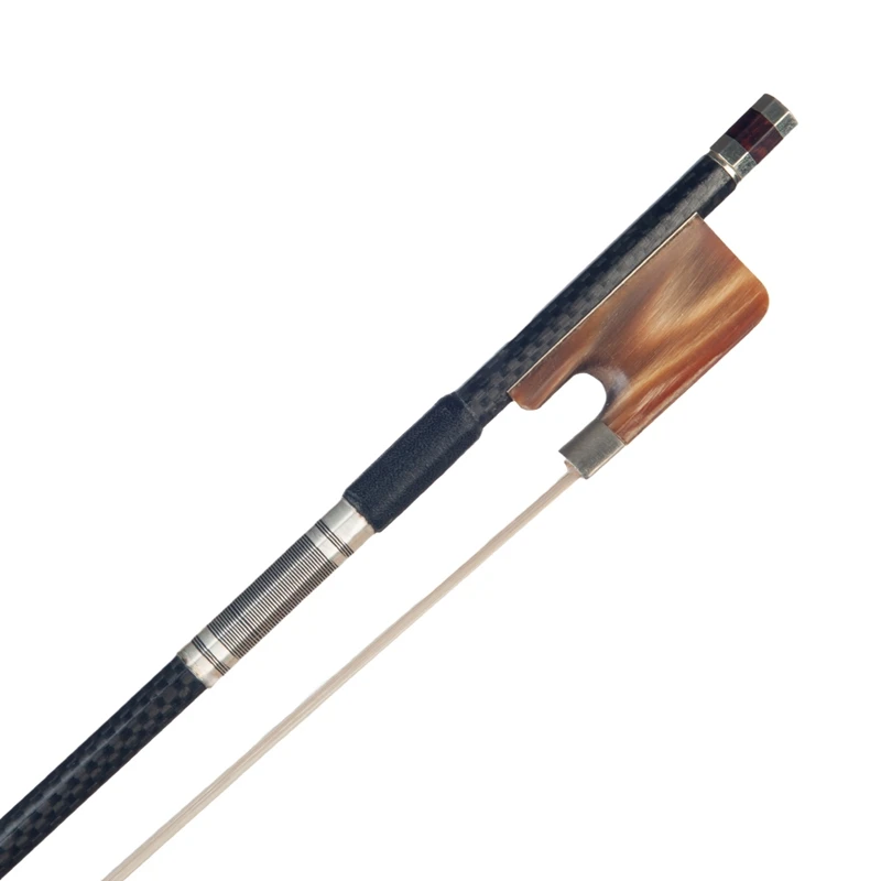 Высококачественные лошадиные волосы из углеродного волокна Viola Bow with Ox Frog для 15