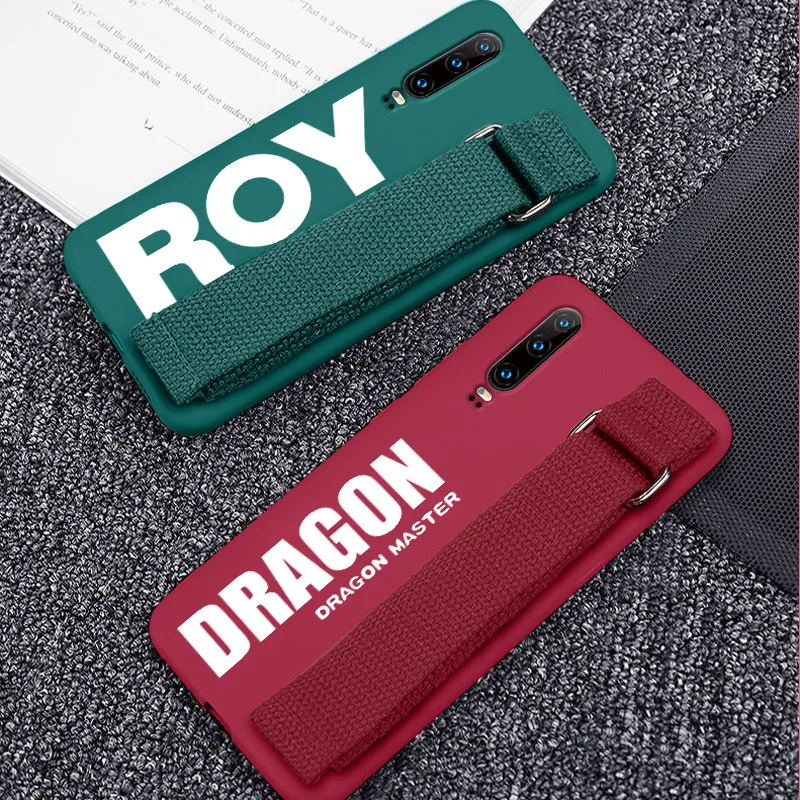 Чехол с ручным ремешком для Xiaomi Redmi Note 9 8 Pro 7 6 8A 7A K20 K30 S2 POCO X2 матовый Силиконовый