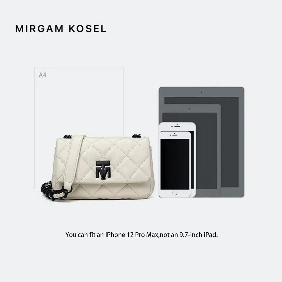 

2021 Brand Soild White Flap Crossbody Bag for Girls Letter Chain Shoulder Bags Fashion Minimalist Bag for Lady Ins Luxury Design