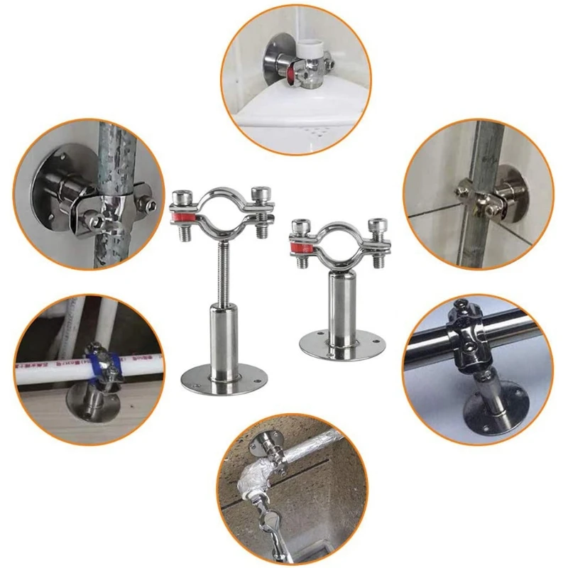 

2 шт., ремешки для труб из нержавеющей стали