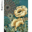 Evershine Алмазная вышивка цветок 5D DIY Новое поступление алмазная живопись набор пионов Стразы Мозаика Искусство ручной работы подарок