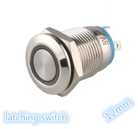 5/10 комплектов автомобильный металлический светодиодный кнопочный