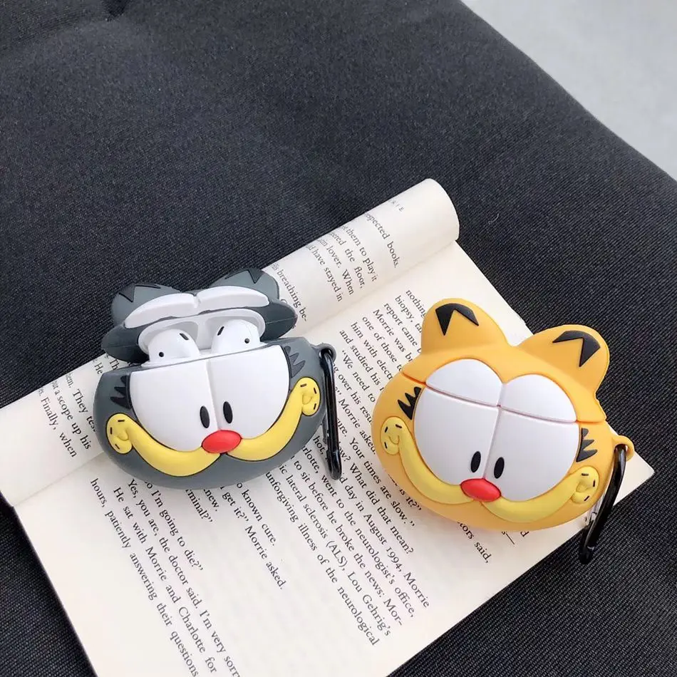 Чехол для наушников AirPods 3D милый чехол с изображением собаки кошки лося Airpods 2/i10/i11