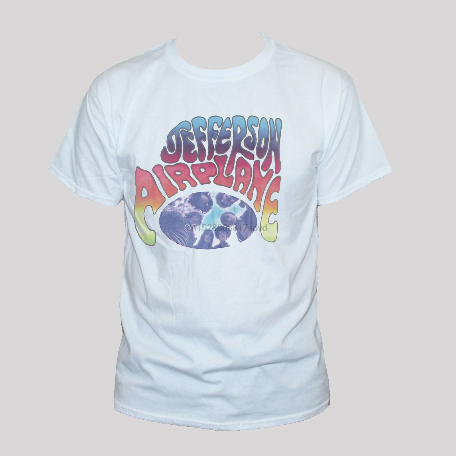 Футболка с принтом персонажей самолета Джефферсона психоделическая кислота рок