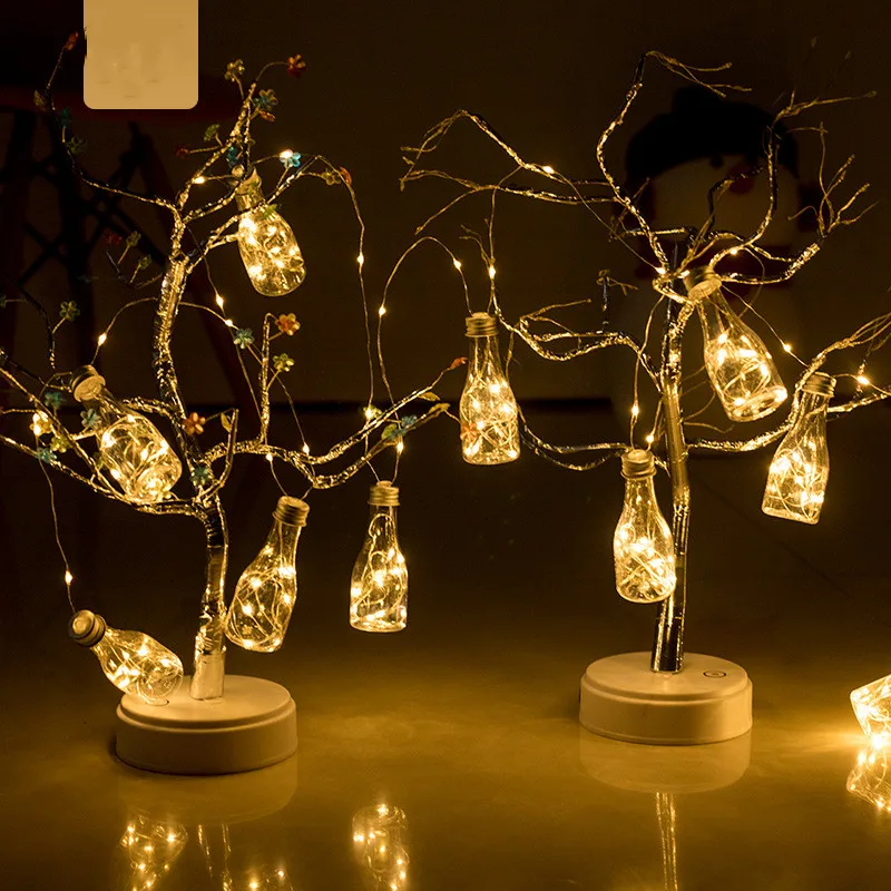 Светодиодный ночной Светильник для творчества медная декоративная лампа в виде