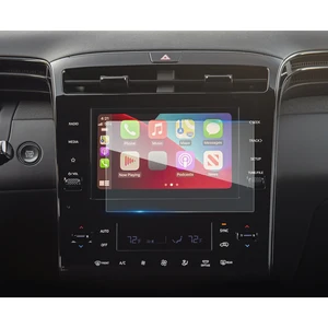 lfotpp car screen protector for tucson nx4 2021 8 inch gps navigation touch center display auto interior accessories 191115mm free global shipping