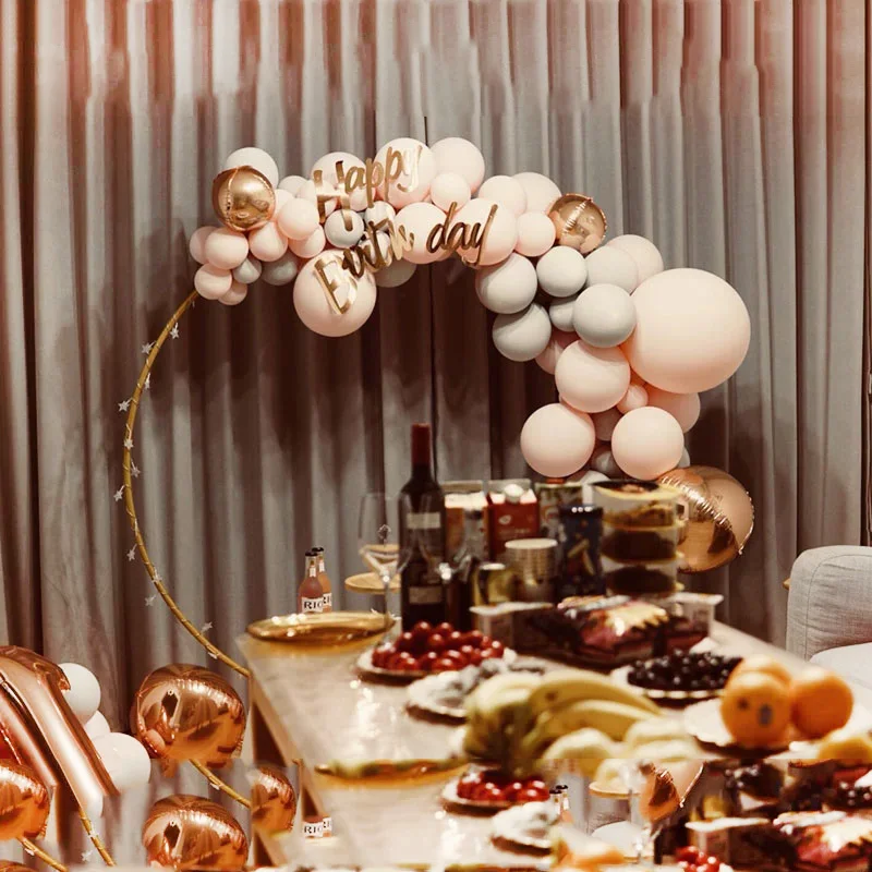 Круг свадебная АРКА фон Mariage День Рождения вечерние украшения шар полка DIY