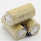 Перезаряжаемый плоский аккумулятор 3000 мАч 1,2 в akkus NIMH для сварки аккумуляторов sub C для электрических дрелей, аккумуляторы SC